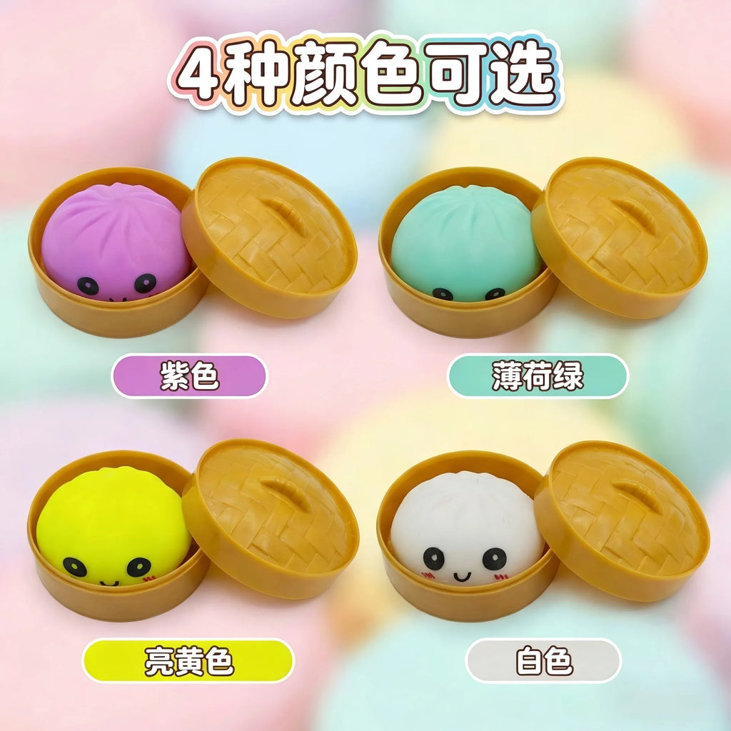 Glitter Dumpling Squishy – Super Soft Stress Relief Toy