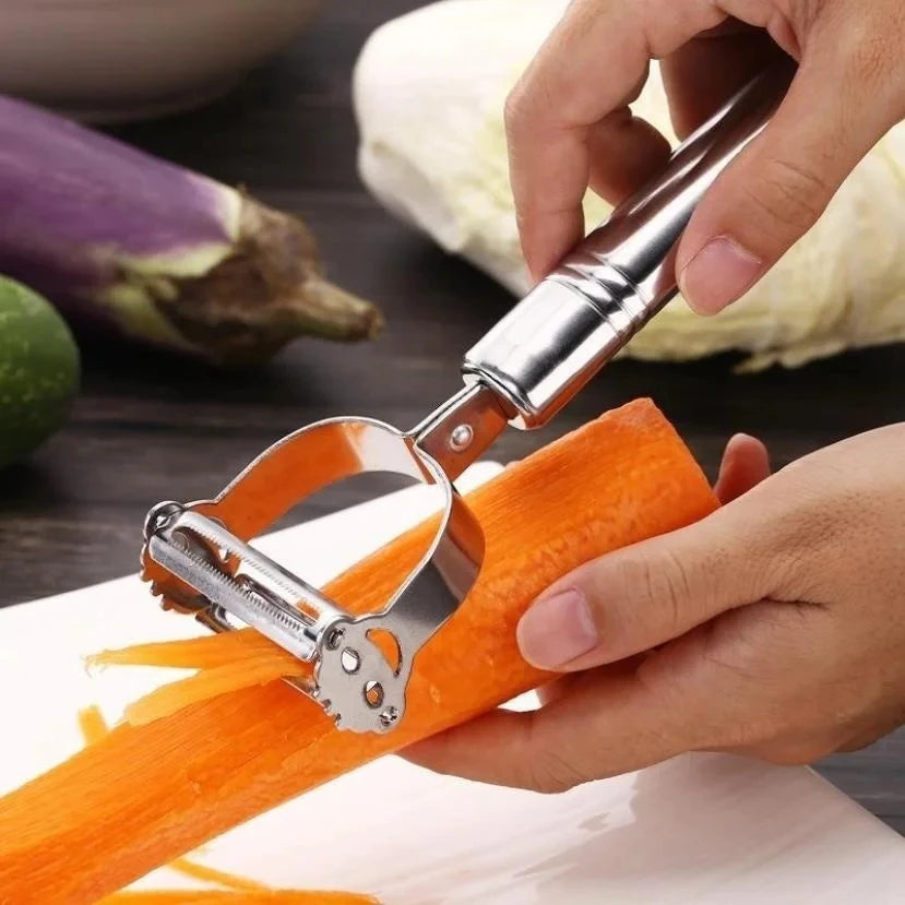 Stainless Steel Julienne Peeler & Vegetable Grater