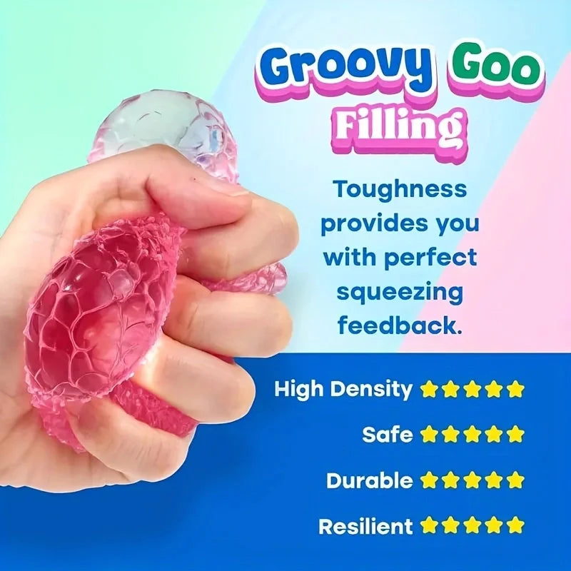 Textured Ice Ball Squishy Stress Ball