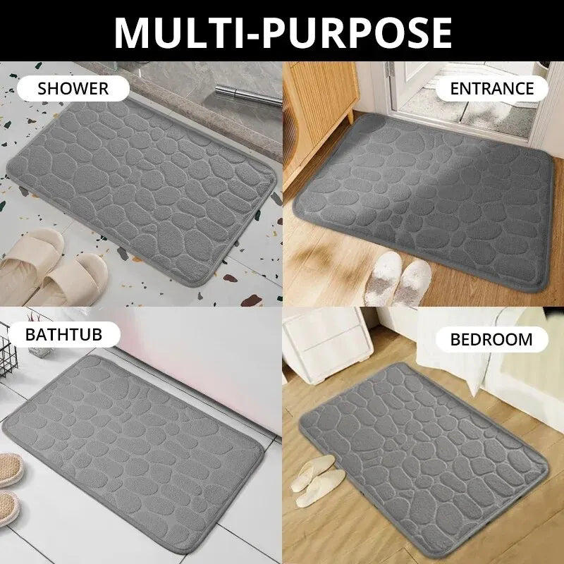 Soft Non-Slip Bathroom Rug – Super Absorbent