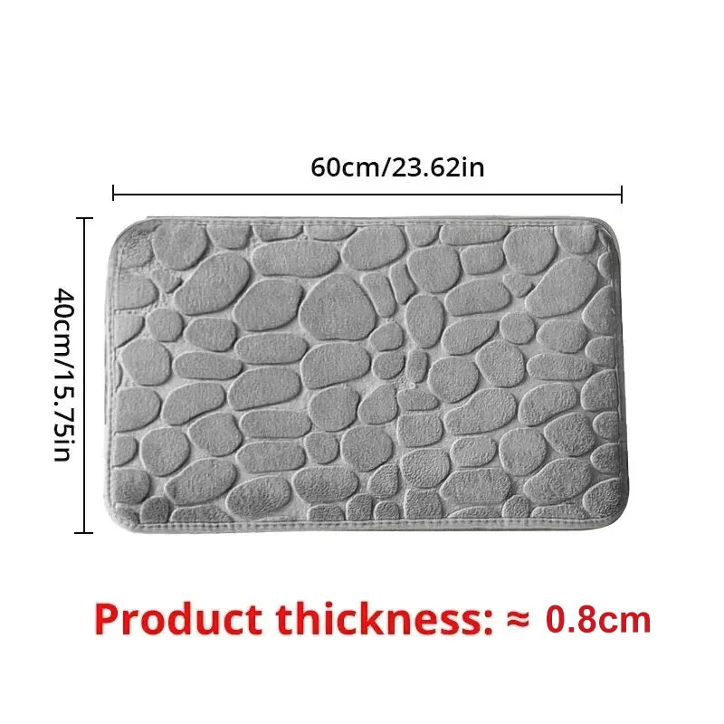 Soft Non-Slip Bathroom Rug – Super Absorbent