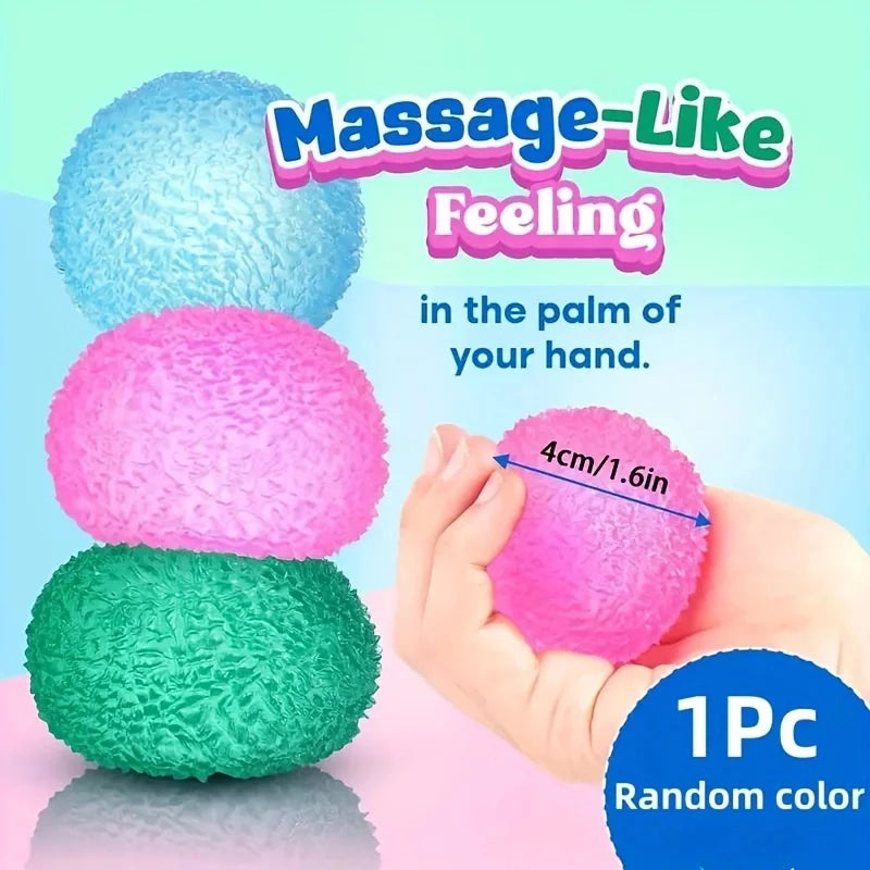 Textured Ice Ball Squishy Stress Ball
