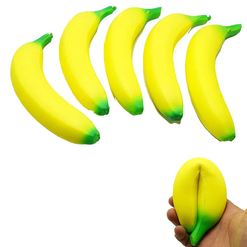 Jumbo Banana Squishy Stress Relief Toy