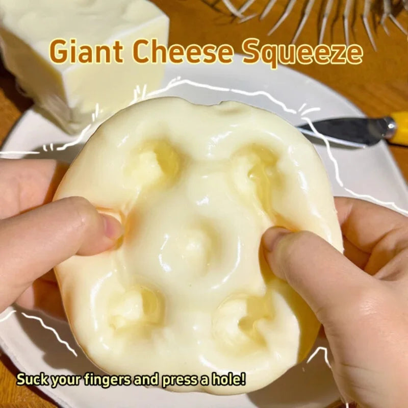 Cheese Cube Squishy Stress Ball