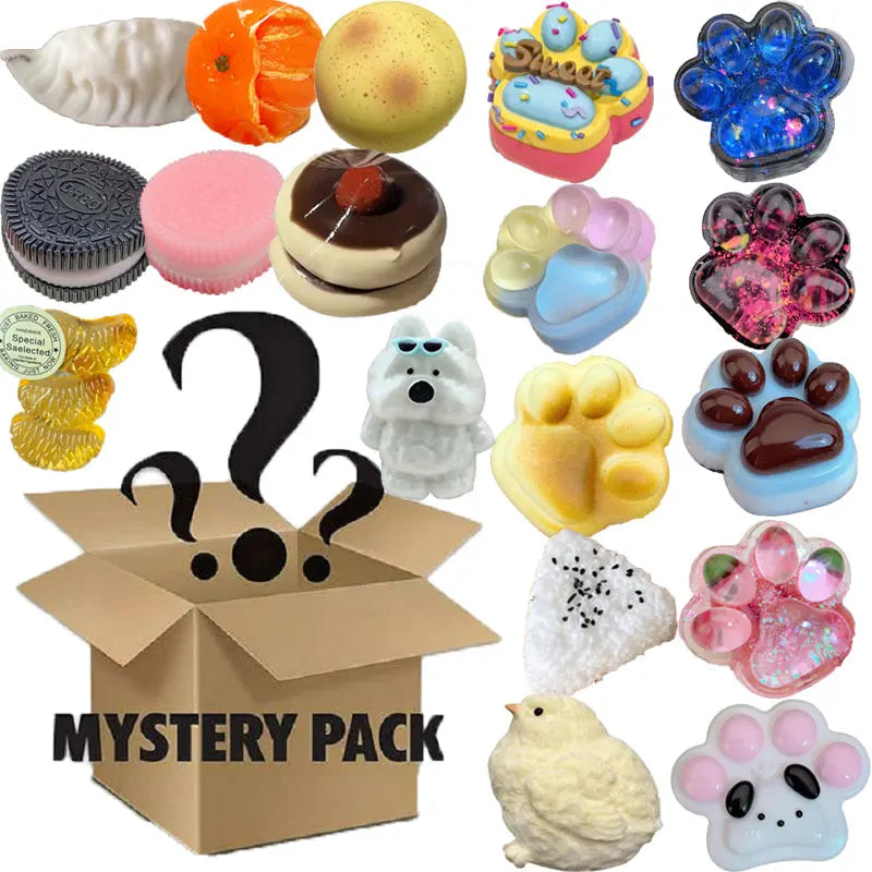 Mystery Squishy Fidget Toy Box – Random Sensory Surprise Toy