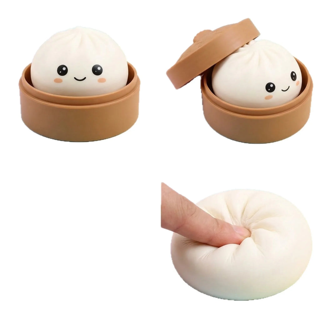 Glitter Dumpling Squishy – Super Soft Stress Relief Toy