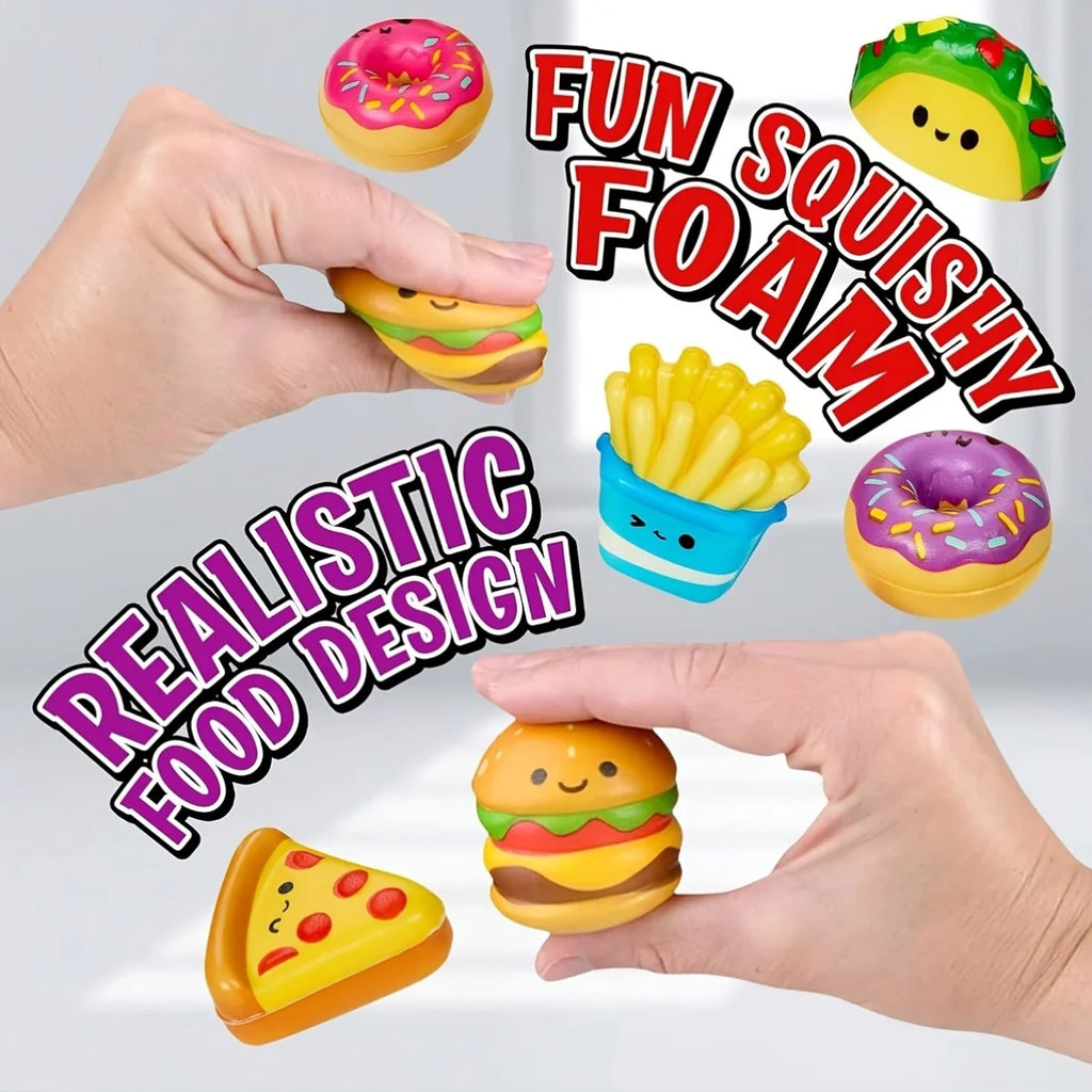 12-Piece Mini Squishy Toy Set – Random Stress Relief Fidget Pack