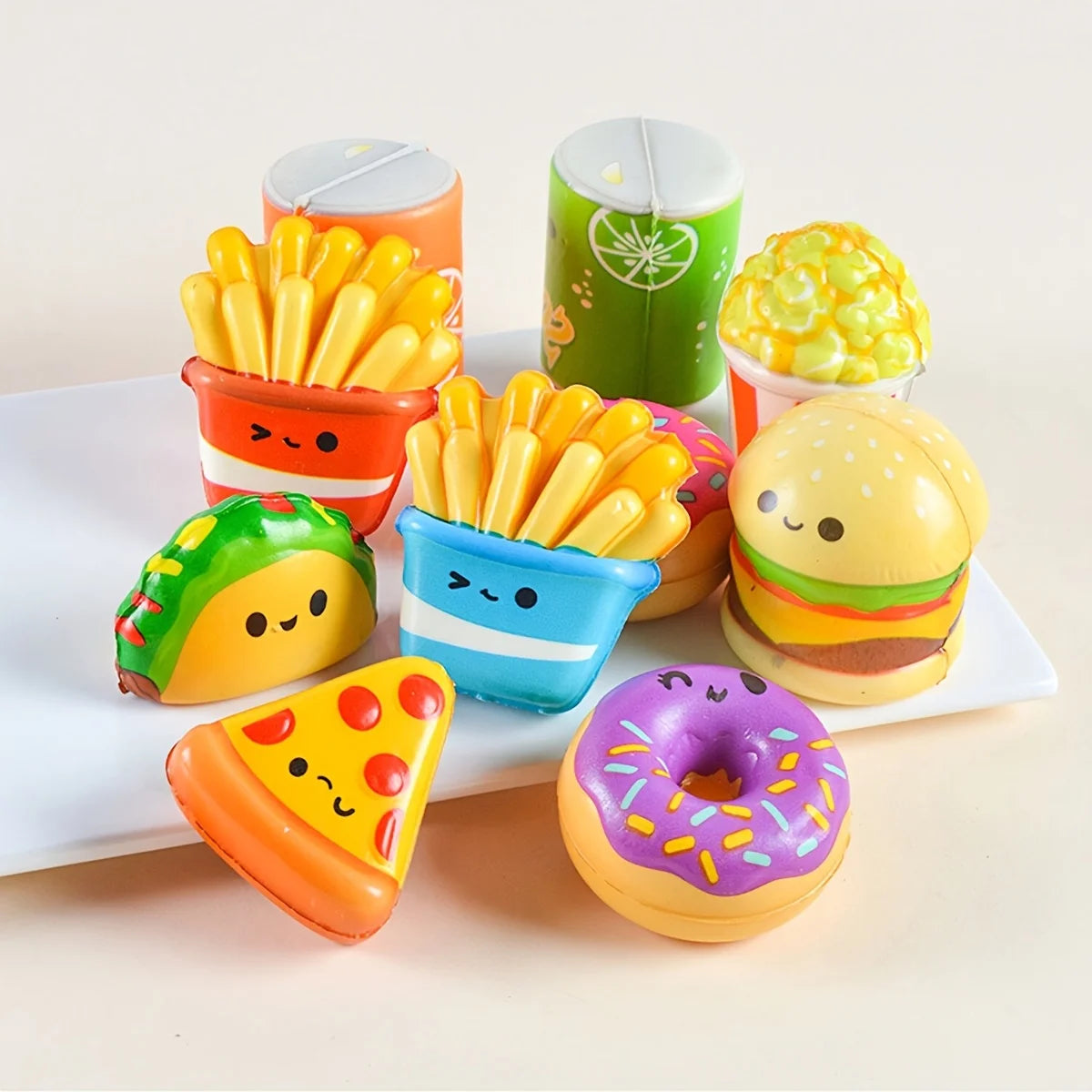 12-Piece Mini Squishy Toy Set – Random Stress Relief Fidget Pack