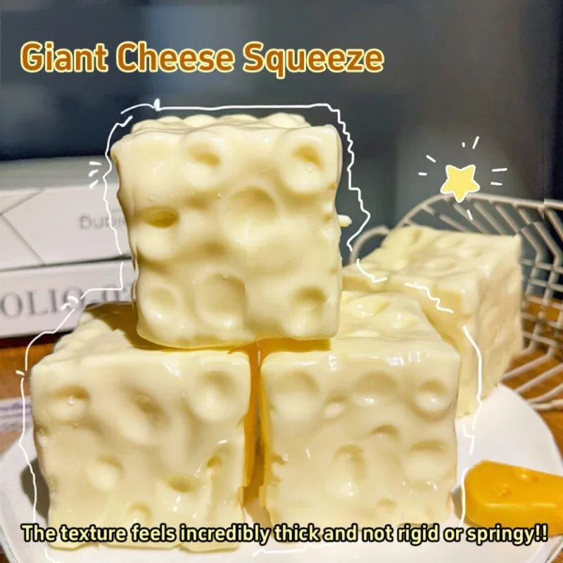 Cheese Cube Squishy Stress Ball