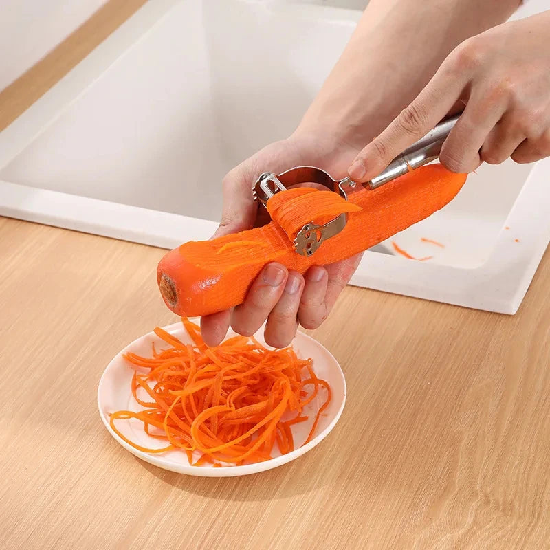 Stainless Steel Julienne Peeler & Vegetable Grater