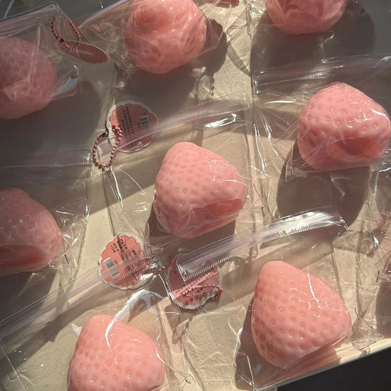 Jumbo Strawberry Squishy – Slow Rising Stress Relief Toy