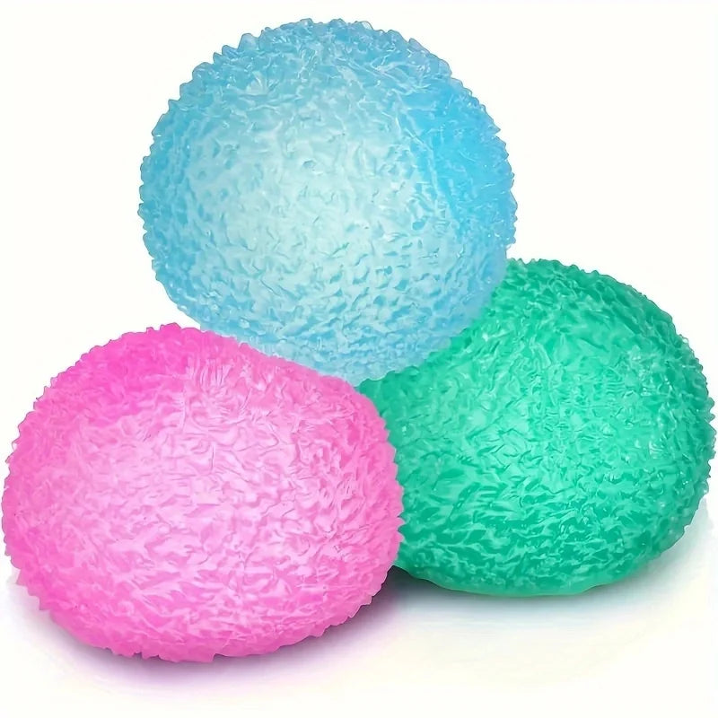 Textured Ice Ball Squishy Stress Ball