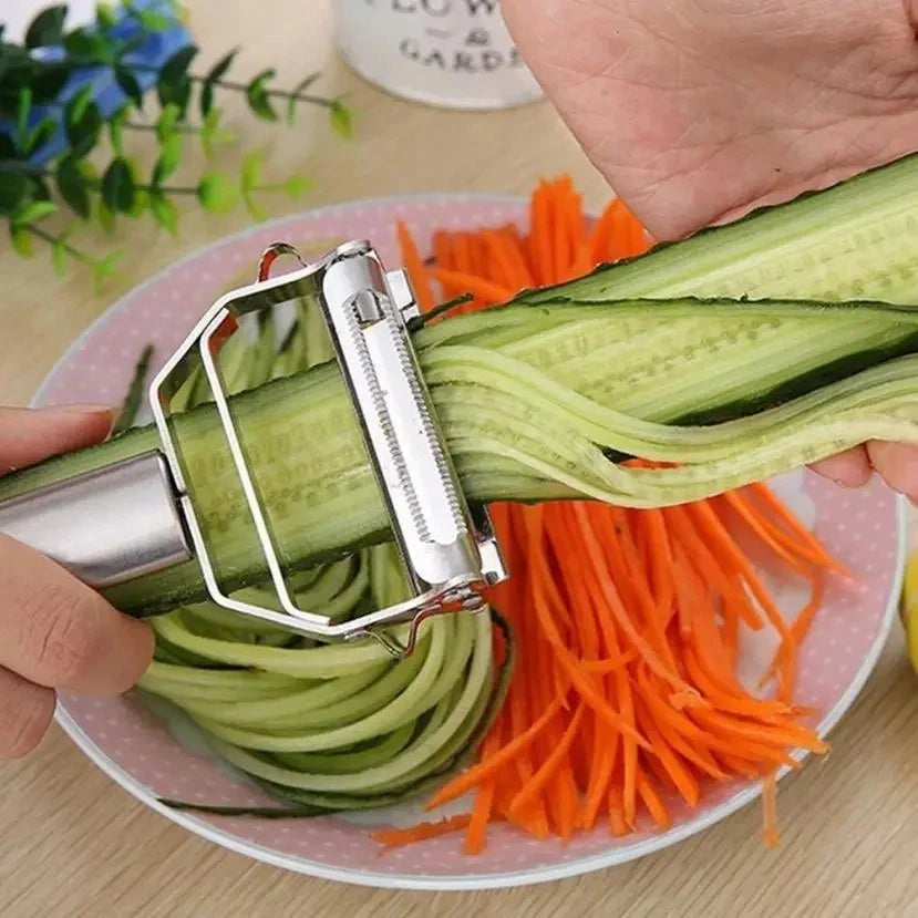 Stainless Steel Julienne Peeler & Vegetable Grater