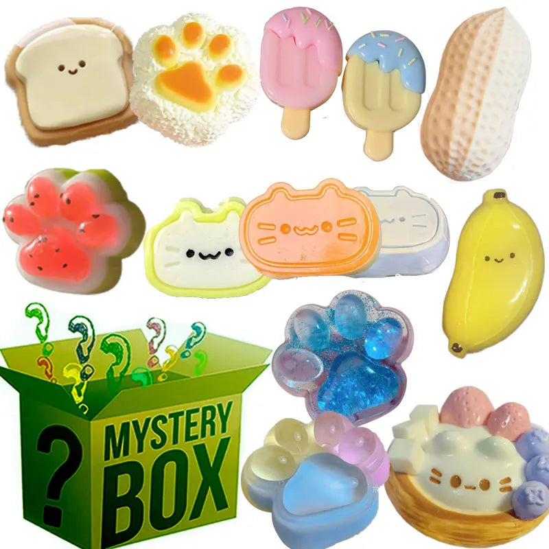 Mystery Squishy Fidget Toy Box – Random Sensory Surprise Toy