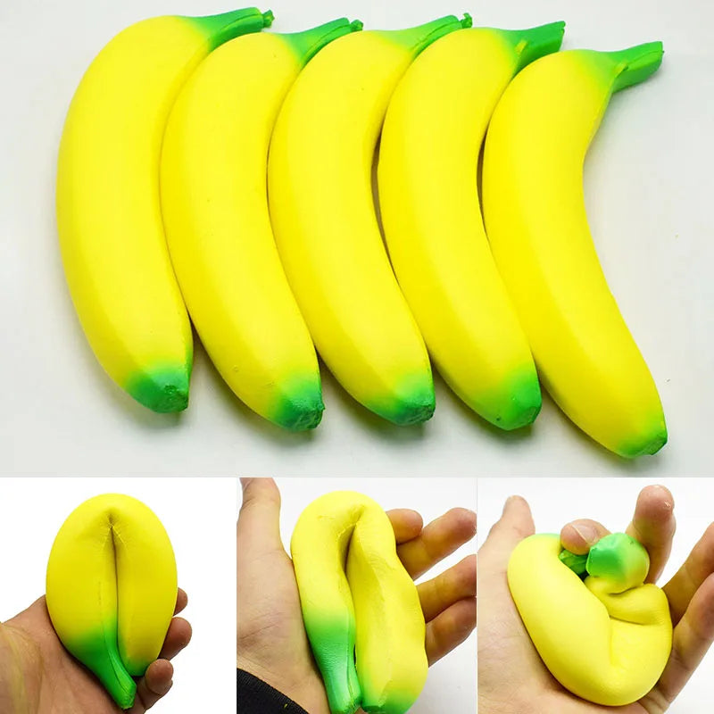 Jumbo Banana Squishy Stress Relief Toy