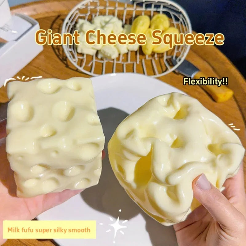 Cheese Cube Squishy Stress Ball