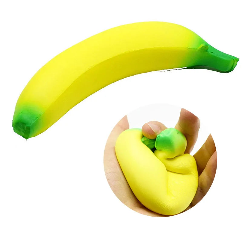 Jumbo Banana Squishy Stress Relief Toy