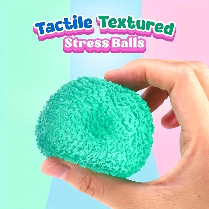 Textured Ice Ball Squishy Stress Ball