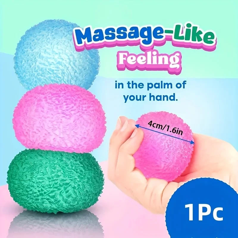 Textured Ice Ball Squishy Stress Ball