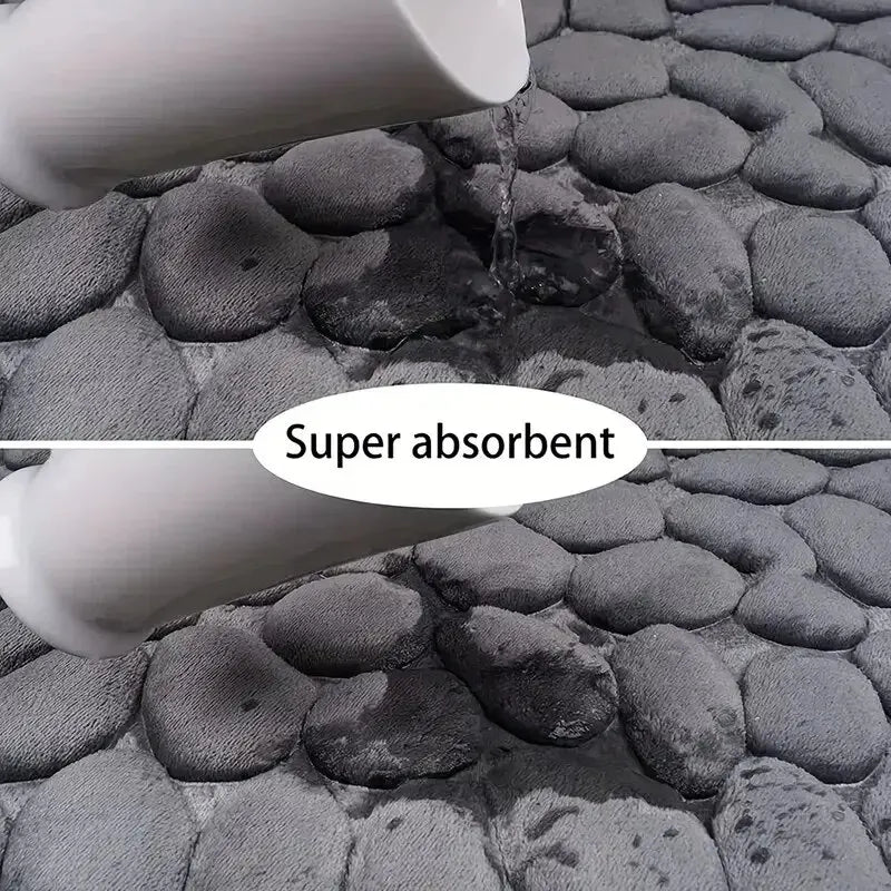 Soft Non-Slip Bathroom Rug – Super Absorbent